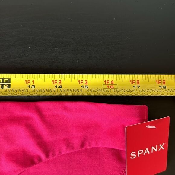 NWT SPANX Swim Classic Bikini Bottom Hot Pink Hibiscus XL Double Layer UPF 50 - Picture 10 of 11